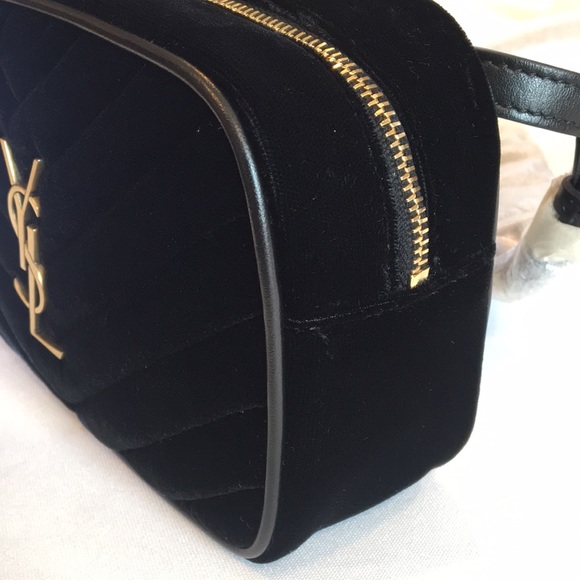 💎YSL💎Authentic Lou Belt Bag in Matelasse Velour/Velvet - Picture 7 of 16